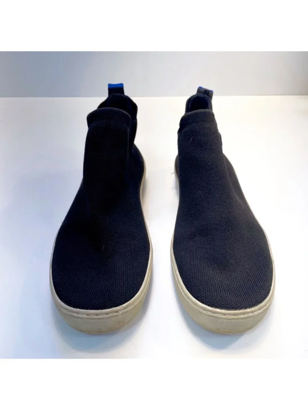 Rothy's Chelsea Black Booties, size 8.5